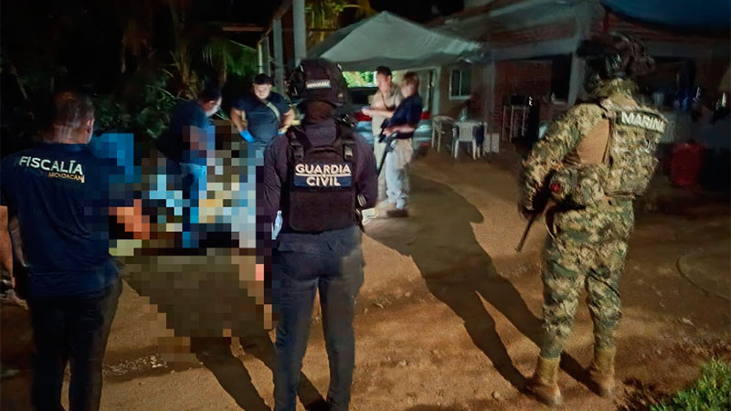 Privan de la vida a un hombre en la Tenencia de Caleta de Campos de Lázaro Cárdenas, Michoacán 